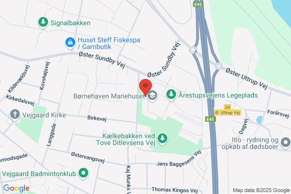 Bakkegården/Den frie børnehave, Børnehaven