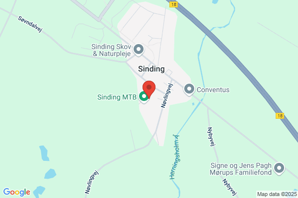 Sinding-Ørre, Midtpunkt - Hvepsereden