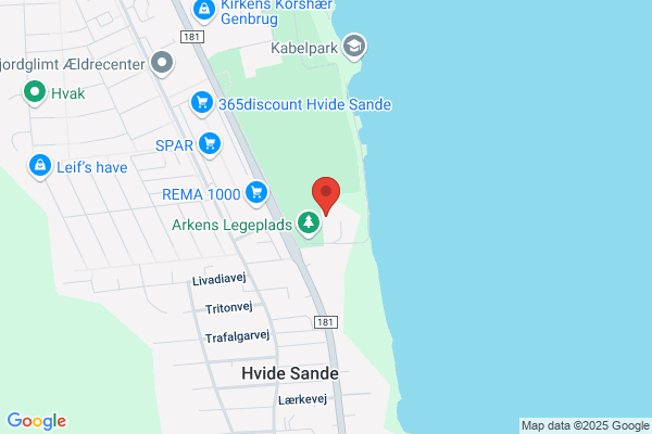 Genbrugspladsen i Hvide Sande