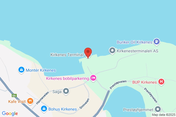 Hurtigruten Bergen Kirkenæs