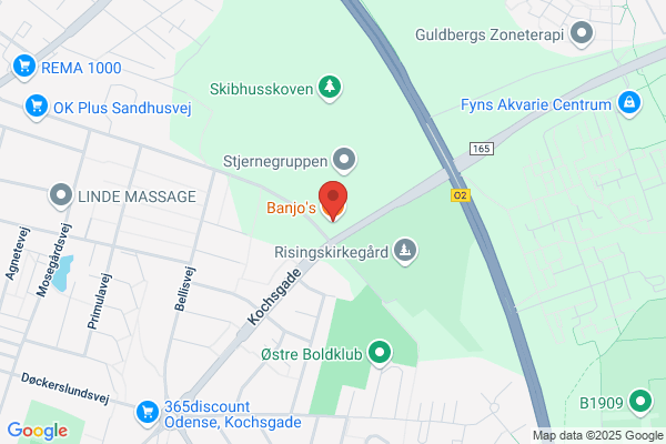 Sandhusgrillen, Hos Banjo -