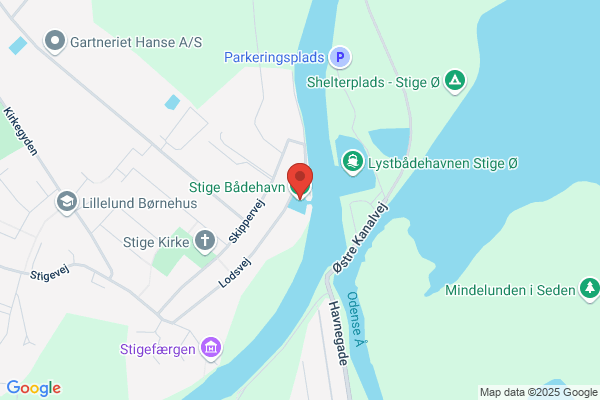 Lystbådehavnen Stige Ø.