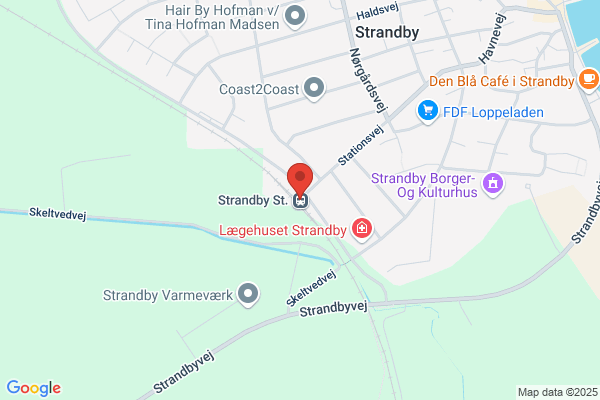 Skagensbanen, Strandby Station