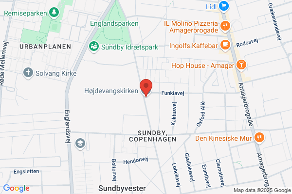 Højdevangs kirken Kordegnekontoret